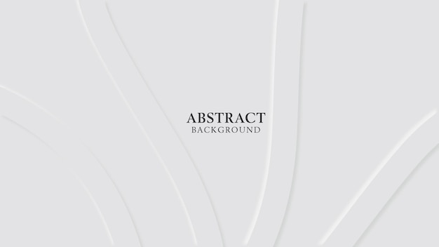 Creative abstract background in modern white neomorphism style.