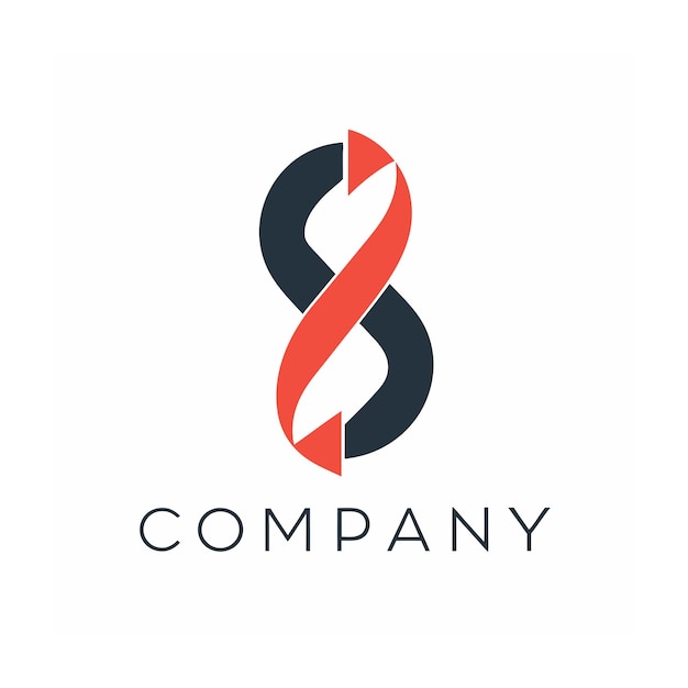 creative and elegant abstract minimalistic logo design vector for any brand company