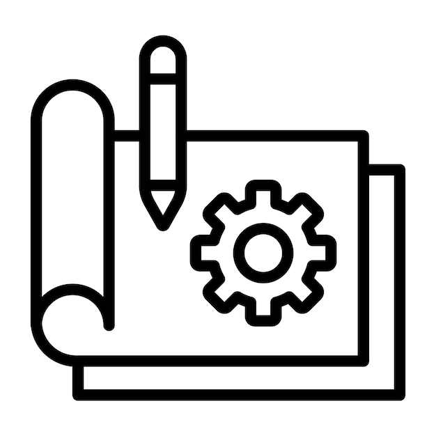 Creative design icon of prototype