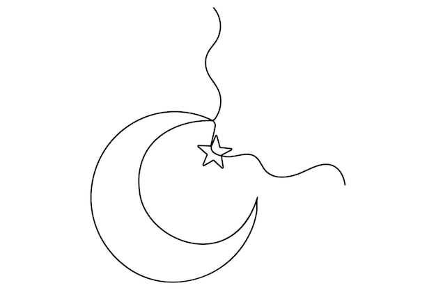 Crescent Moon and Star