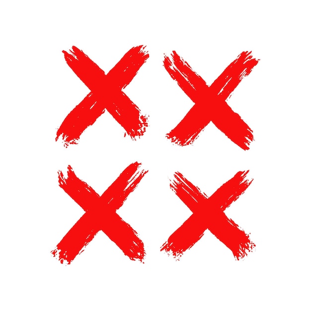 Cross sign isolated symbol