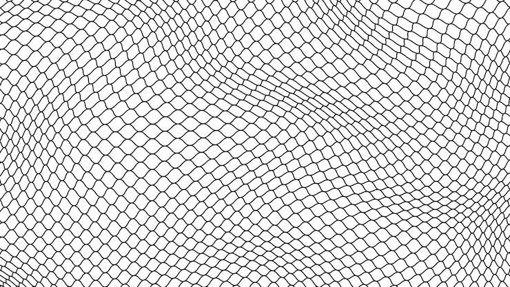 Vektor curved net pattern seamless design for sportswear or equipment like soccer goals