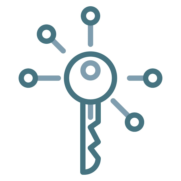 Cyber key icon vector image Can be used for Information Security