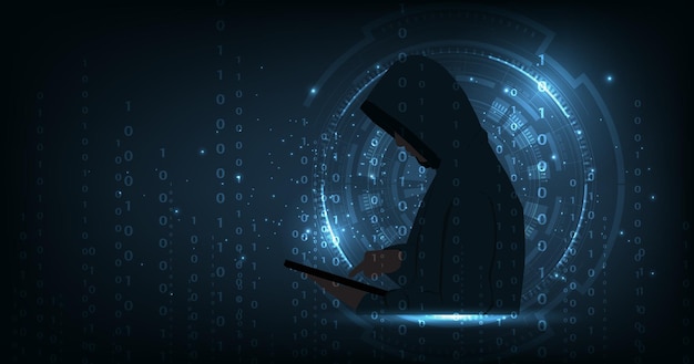 Cybercrime concept