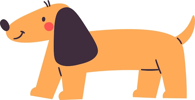 Dachshund Walking Dog