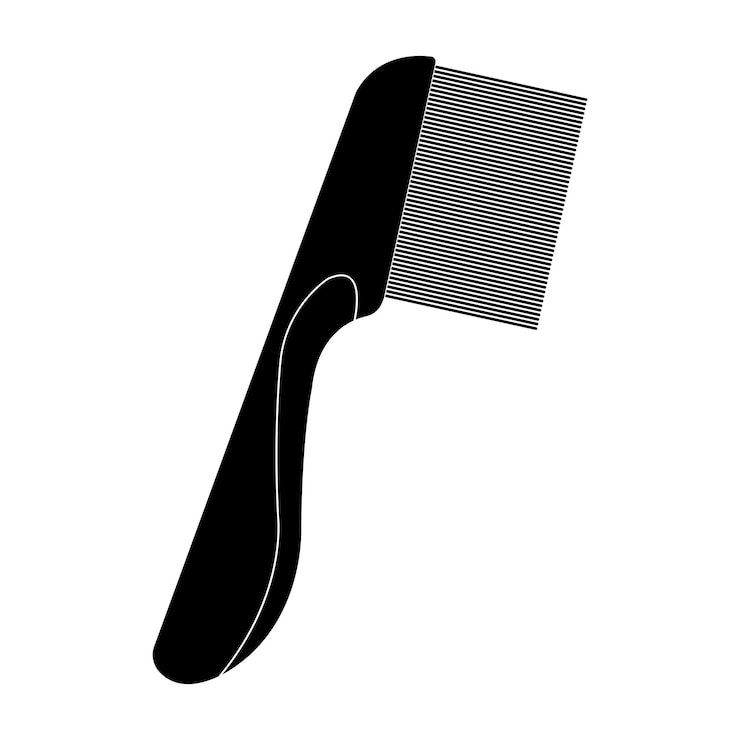 Vektor dandruff comb icon vector illustration symbol design