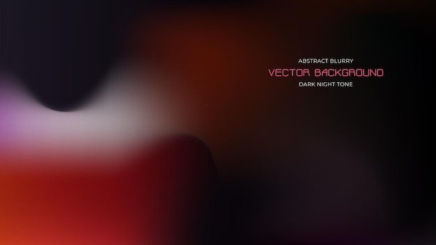 Dark abstract blurry gradient background with red black and soft white tones for modern design