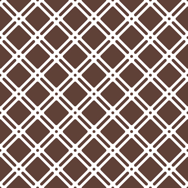Dark Brown abstract geometric seamless pattern design background