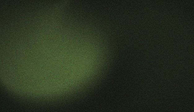 Dark Green Grainy Texture Background with Subtle Light and Shadow Effect for Atmospheric Design