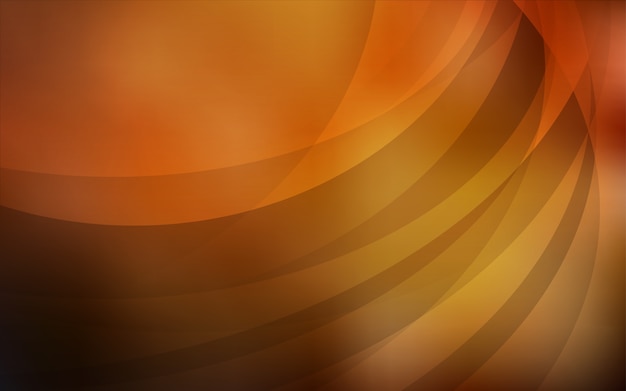dark orange vector pattern with bubble shapes
