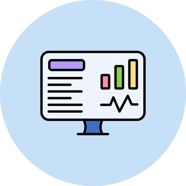 Dashboard Flat Illustration