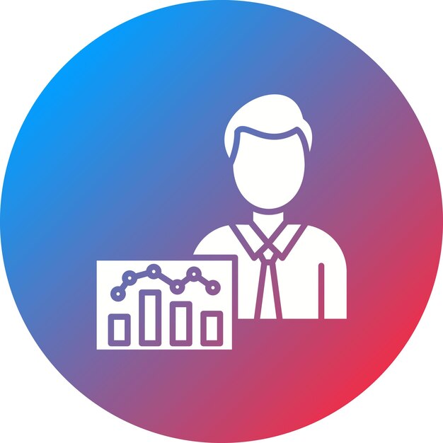 Data Analyst icon vector image Can be used for Big Data
