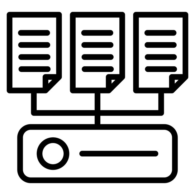 Data Collection icon vector image Can be used for Data Science