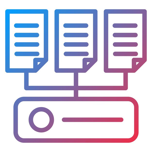 Data Collection icon vector image Can be used for Data Science