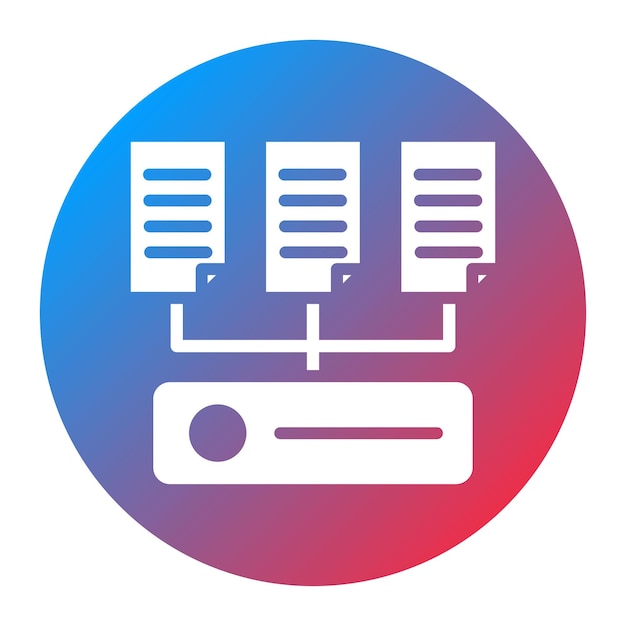 data collection icon vector image can be used for data science