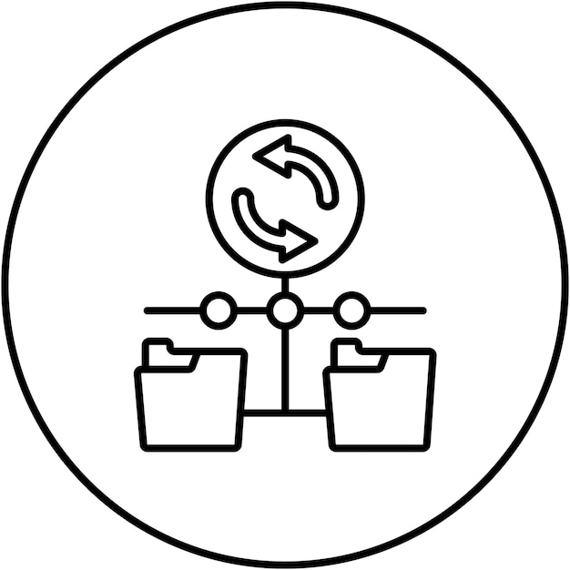 Data Refresh icon vector image Can be used for Big Data