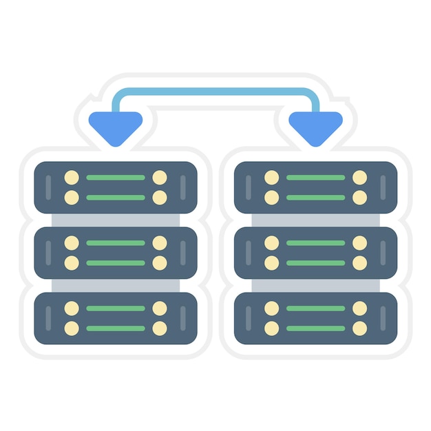 Data Sharing icon vector image Can be used for Big Data