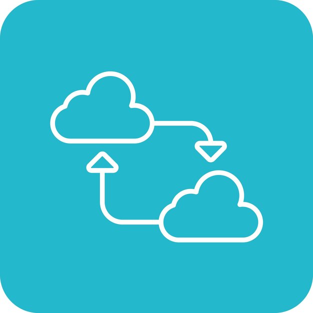Data Synchronization icon vector image Can be used for Data Analytics