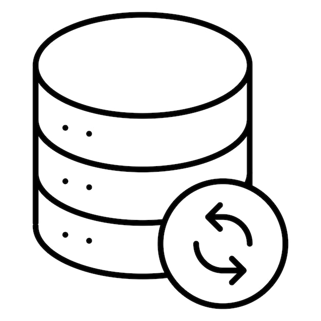 Data Synchronization Vector Illustration Style