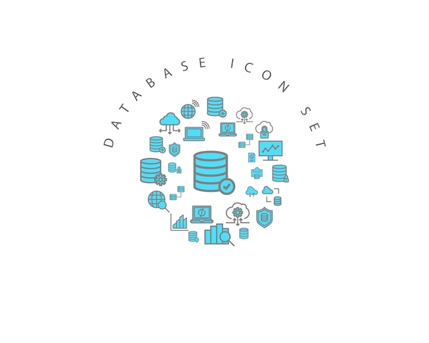 database icon set design
