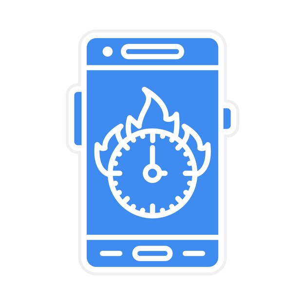 Deadline icon vector image Can be used for Mobile App Development