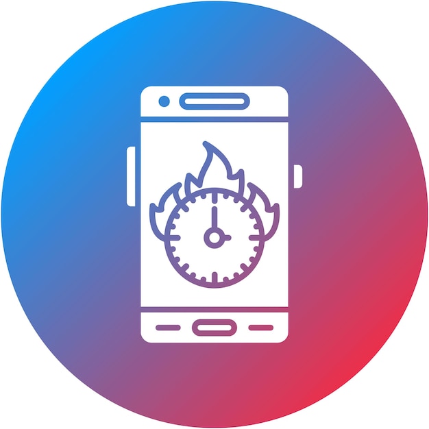 Deadline icon vector image Can be used for Mobile App Development
