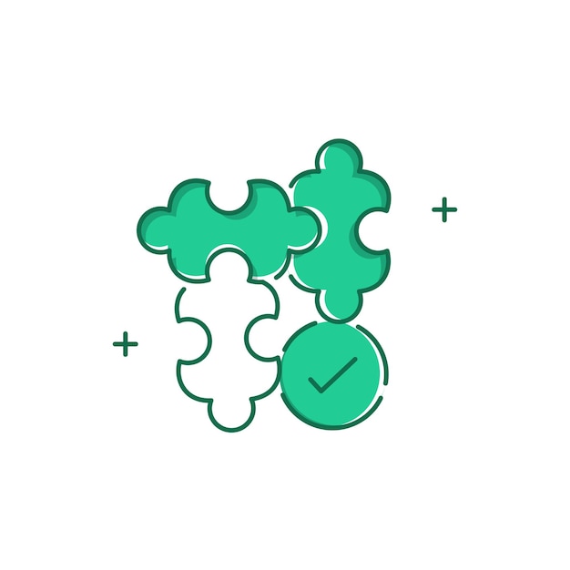 Decision Making and Problem Solving Icon with Editable Stroke