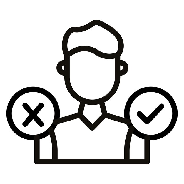 Decision Making icon vector image Can be used for Product Management