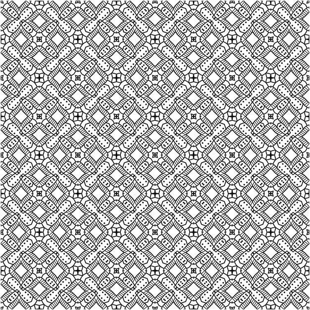 decorative seamless pattern with minimalist abstract retro design style