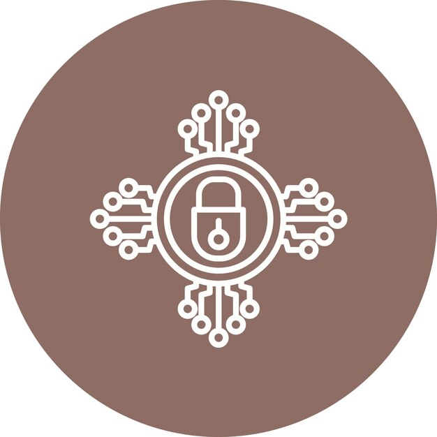 decryption icon vector image can be used for cryptocurrency