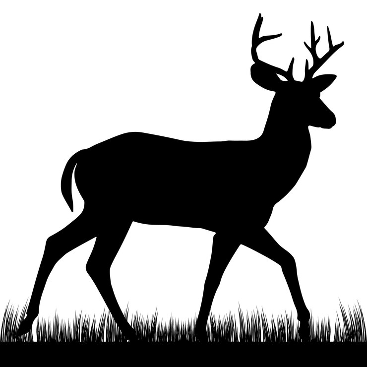 Vektor deer silhouette vector