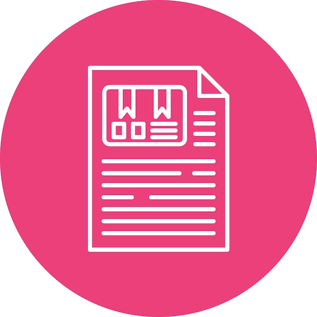 Delivery Note vector icon Can be used for Delivery and Logistics iconset