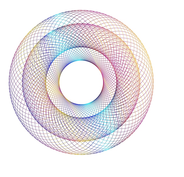 Design elements Frame circle elegant border Abstract Circular logo element on white background isolated Creative art Vector illustration EPS 10 digital for promotion new product