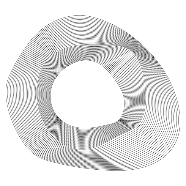 Design elements Ring circle elegant frame border Abstract Circular logo element on white background isolated Creative art Vector illustration EPS 10 digital for promotion new product