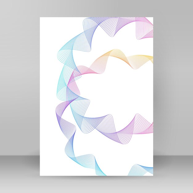 Design elements Ring circle elegant frame border Abstract Circular logo element on white background isolated