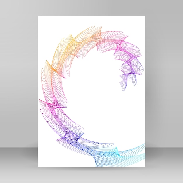 Design elements Ring circle elegant frame border Abstract Circular logo element on white background isolated