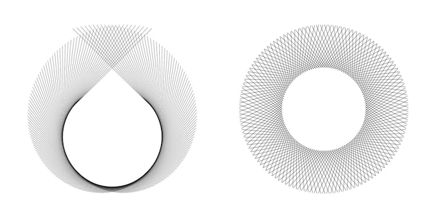 design elements wave of many purple lines circle ring abstract vertical wavy stripes on white background isolated vector illustration eps 10 colourful waves with lines created using blend tool
