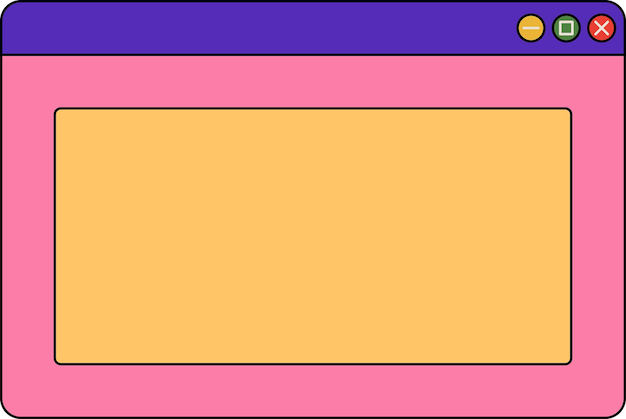 desktop browser and dialog window templates computer user interface elements