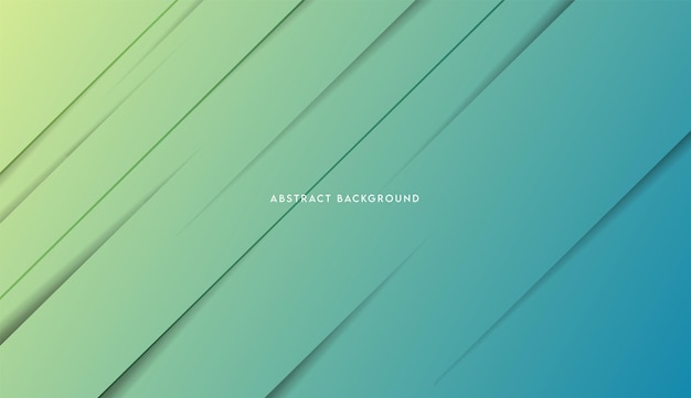 diagonal paper cut green background and modern style gradient design