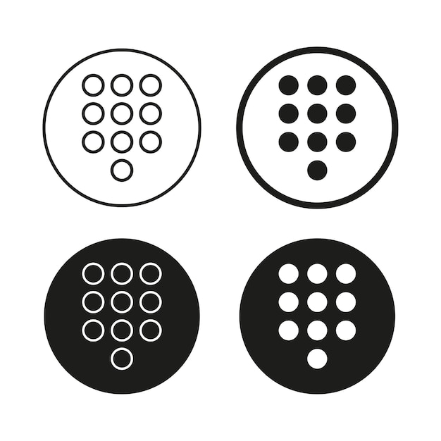 dial pad numeric keypad icon vector illustration eps 10 stock image