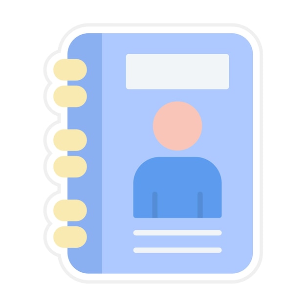 Diary icon vector image Can be used for Library