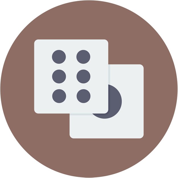 Dice Roll icon vector image Can be used for Game Design