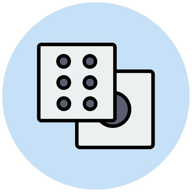 Dice Roll icon vector image Can be used for Game Design