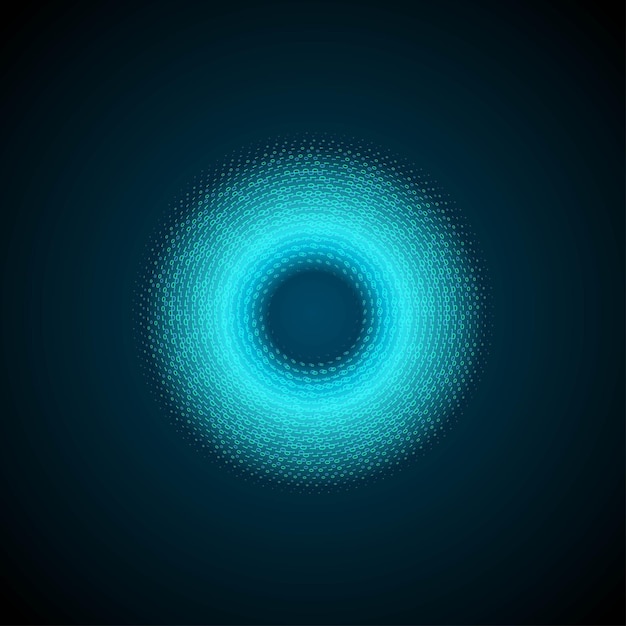 Digital coge eye silhouette