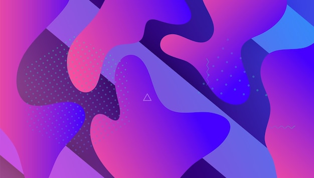 Digital Flyer Modern Poster Geometric Pattern Multicolor Broc