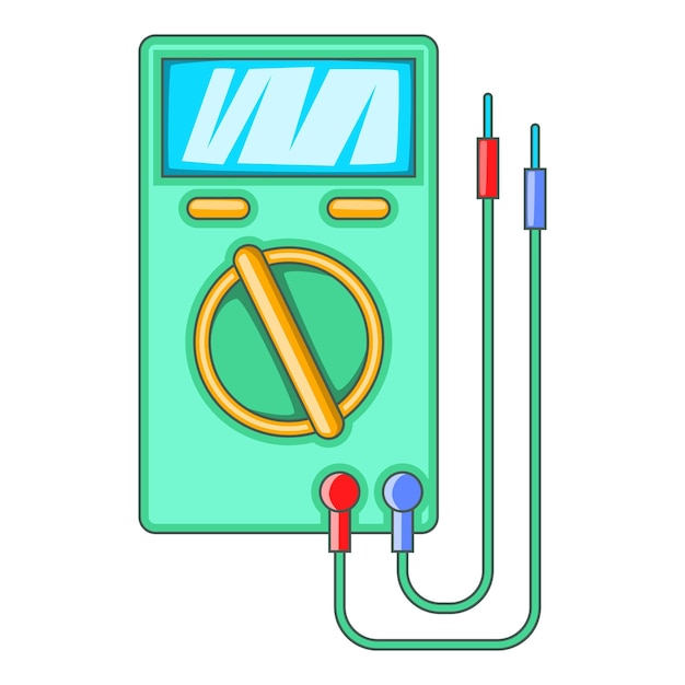 digital multimeter icon cartoon illustration of digital multimeter vector icon for web design