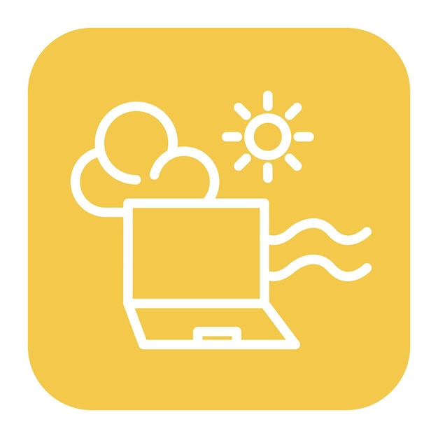 Digital Nomad icon vector image Can be used for Remote Working