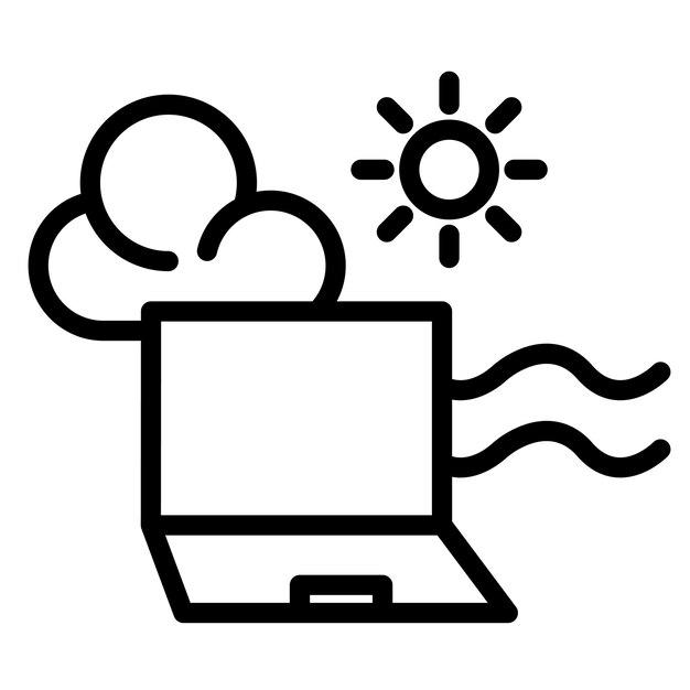 Digital Nomad icon vector image Can be used for Remote Working