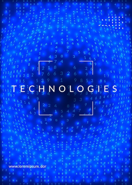 digital technology abstract background. artificial intelligence,