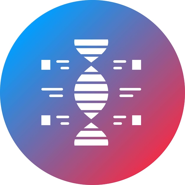 DNA icon vector image Can be used for Physics